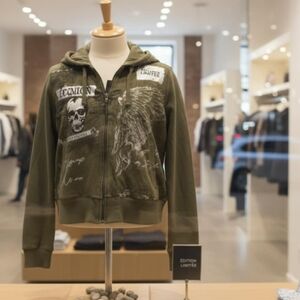 Limited Edition Green Graphic Hoodie Jacket